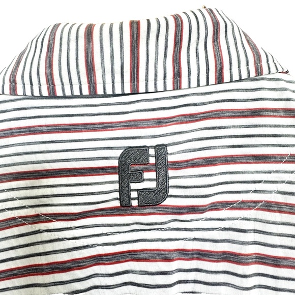 FootJoy Striped Traditional Fit Golf Polo XL (label shows L) -John Hall Cup 2018 - Picture 5 of 12